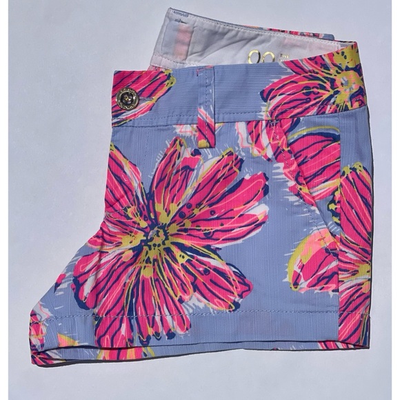 Lilly Pulitzer Walsh Shorts Party Girl,  Size 00 - Picture 3 of 3